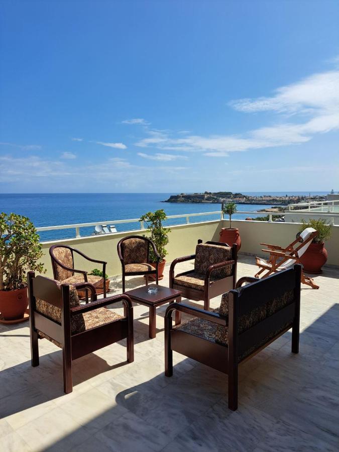 Seaview Flora'S Luxury Apartment-300Meters From The Beach Ретимно Екстериор снимка