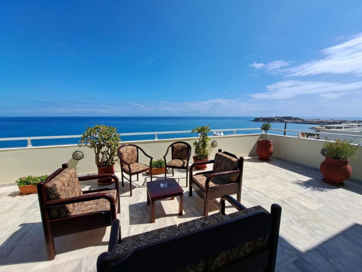 Seaview Flora'S Luxury Apartment-300Meters From The Beach Ретимно Екстериор снимка