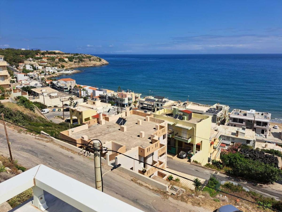 Seaview Flora'S Luxury Apartment-300Meters From The Beach Ретимно Екстериор снимка
