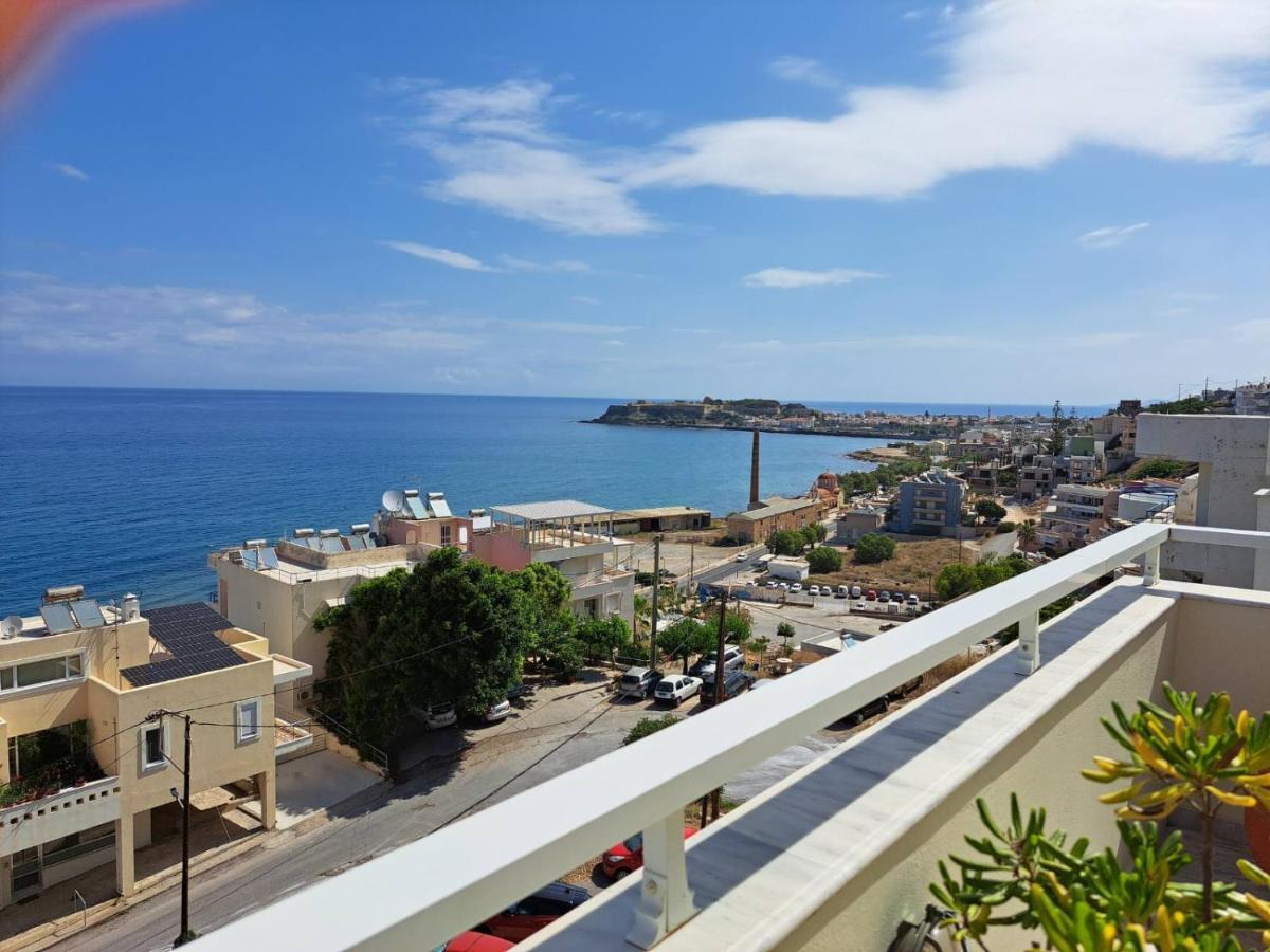 Seaview Flora'S Luxury Apartment-300Meters From The Beach Ретимно Екстериор снимка
