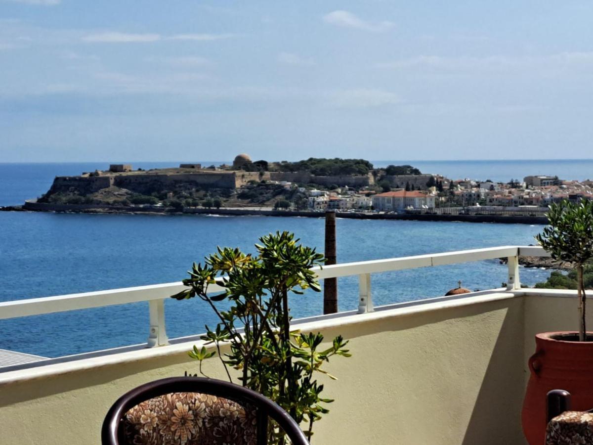 Seaview Flora'S Luxury Apartment-300Meters From The Beach Ретимно Екстериор снимка